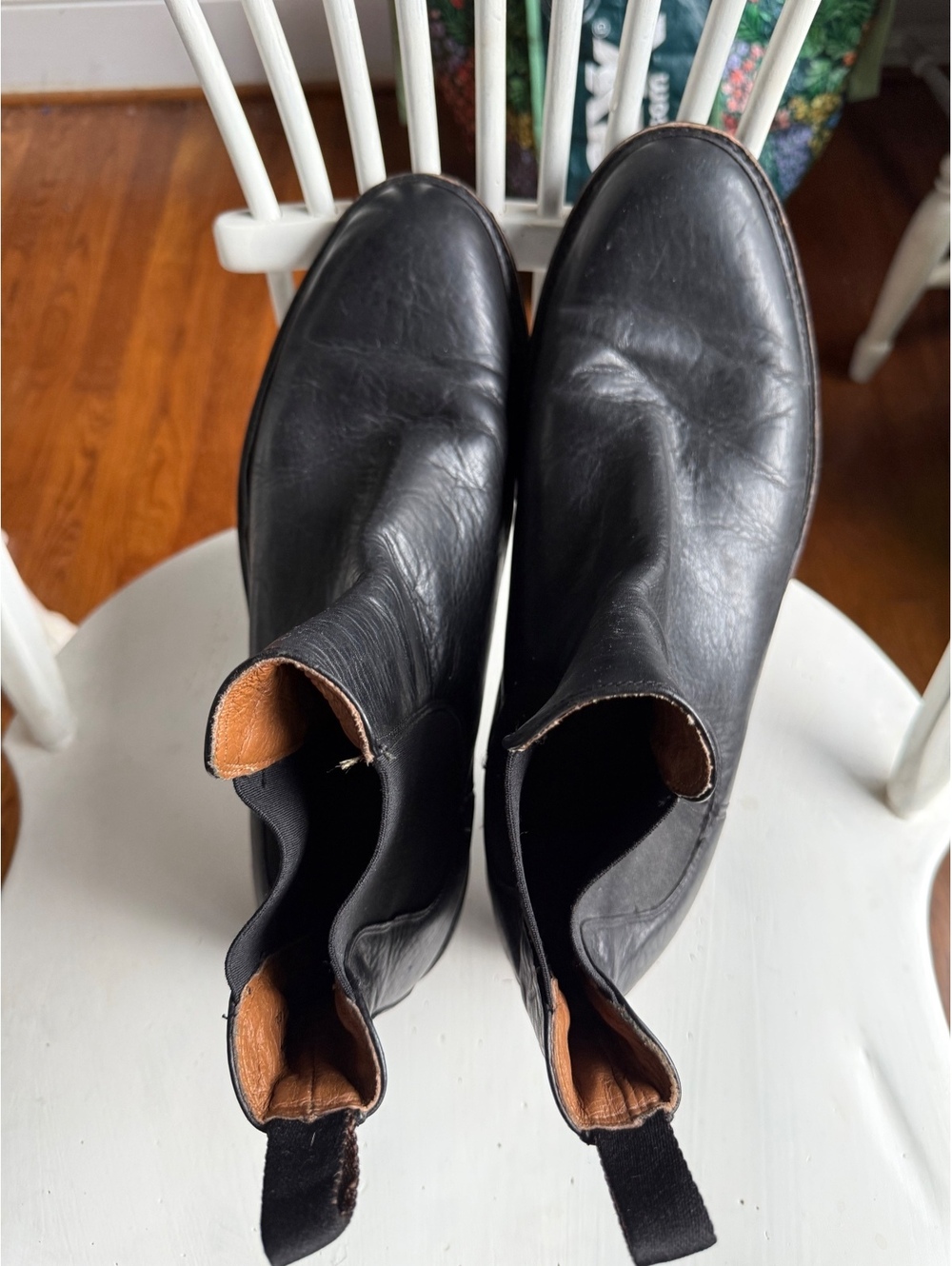 Frye Black Leather Chelsea Boots Size 13